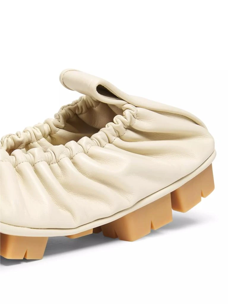 Bottega Veneta Shore Leather Ballerina Flats 5