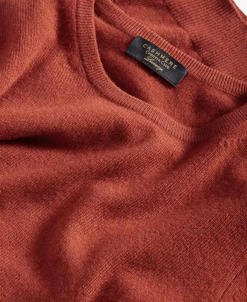 Charter Club 100% Cashmere Women's Long-Sleeve Crewneck Sweater, Created for Macy's 4