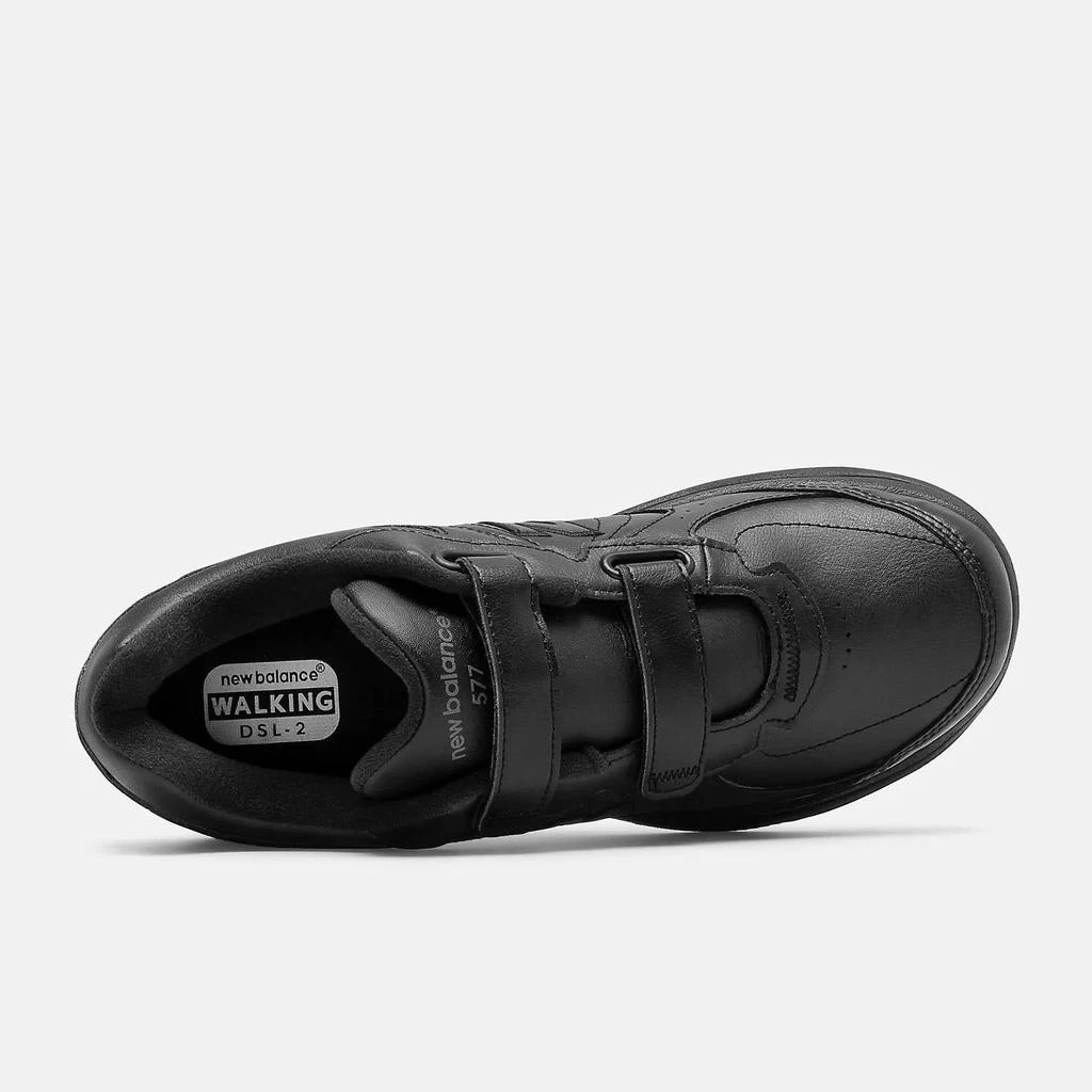 New Balance Men's Leather Shoe In Black 2