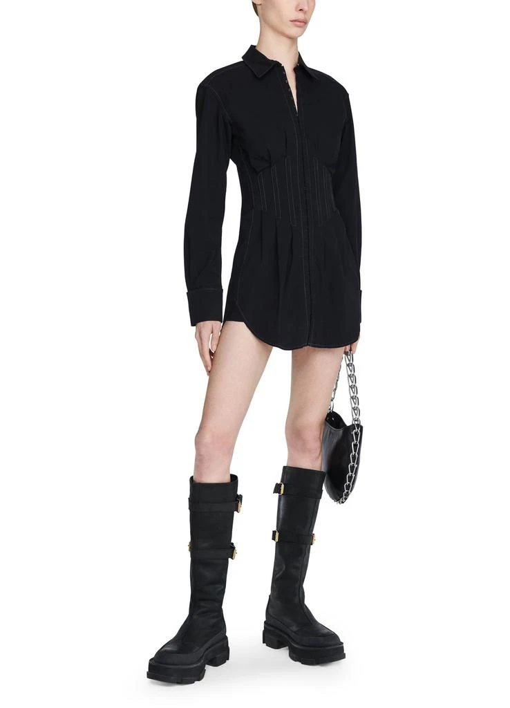 Dion Lee Tuxedo corset shirt dress 4
