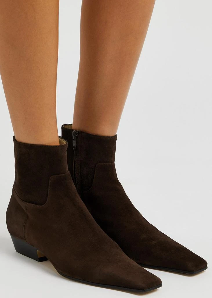 Khaite Marfa 30 suede ankle boots 5