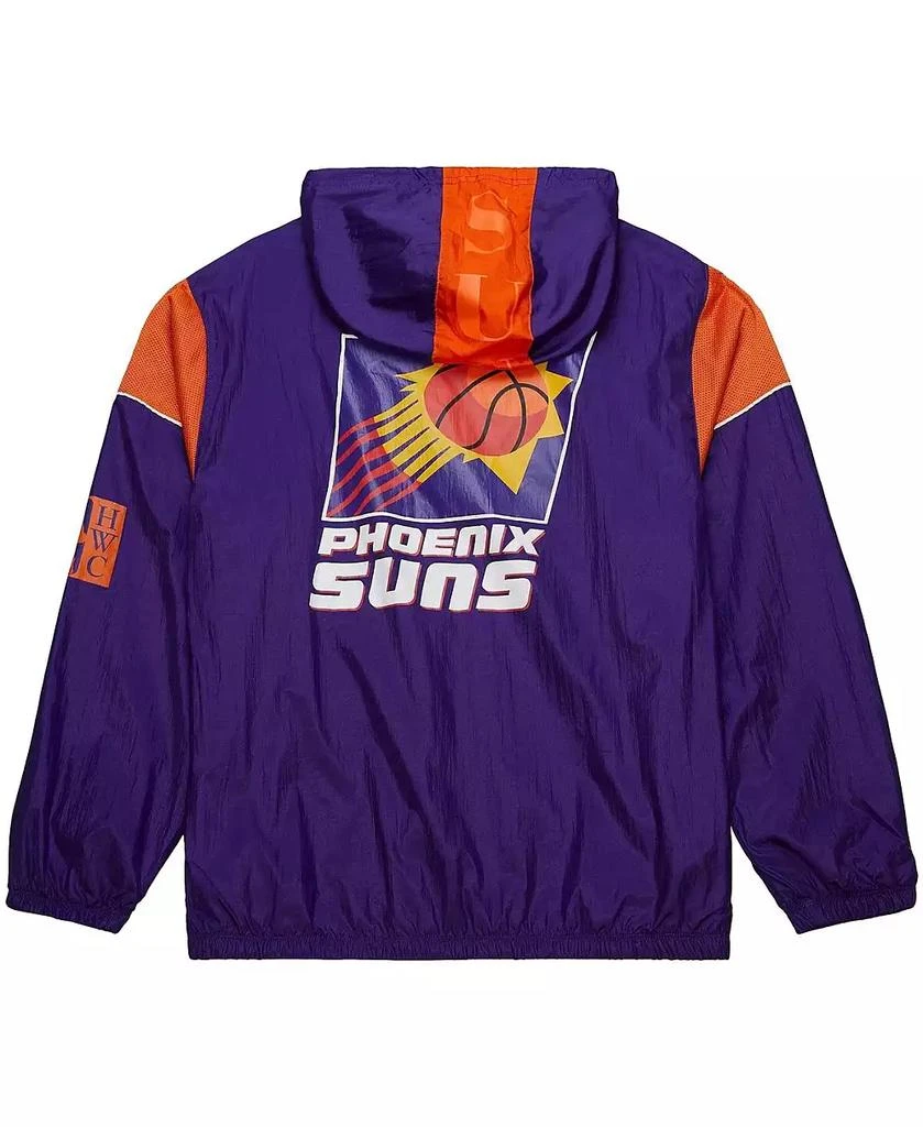 Mitchell 
Ness Men
s and Women
s Purple Phoenix Suns Hardwood Classics Team OG 3.0 Anorak Half-Zip Windbreaker Jacket 3
