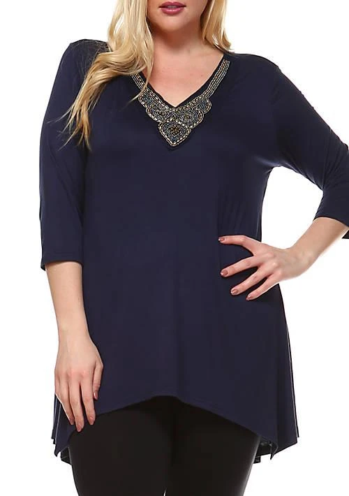 White Mark Mark Plus Size Luna Tunic 1