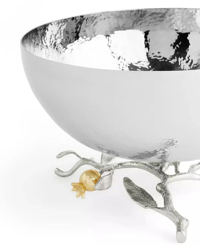 Michael Aram Pomegranate Silver and Gold Serving Bowl 4