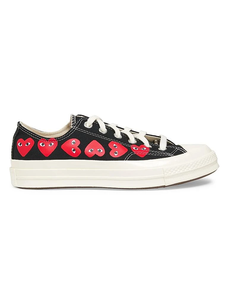 Comme des Garcons CdG PLAY x Converse Women
s Chuck Taylor All Star Heart Low-Top Sneakers