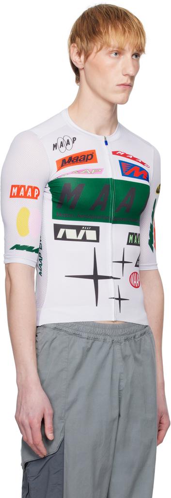 MAAP White Drome Pro Air Jersey 3.0 T-shirt