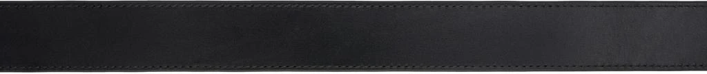 MARINE SERRE Black Vegetable Leather Moon Belt 2