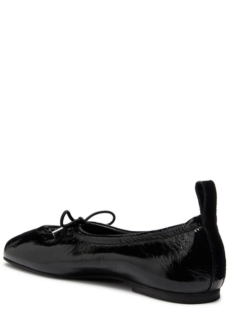ALOHAS Rosalind crinkled patent leather ballet flats 2