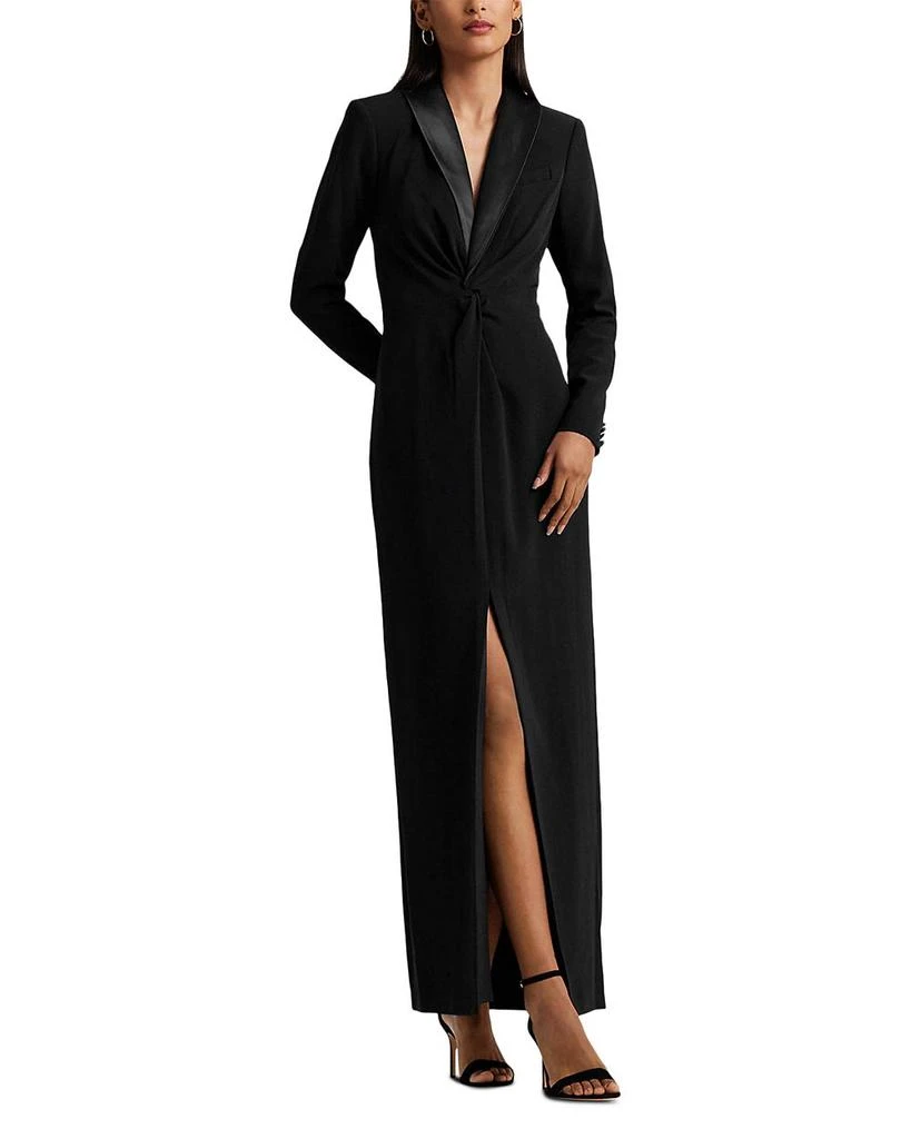 Ralph Lauren Tuxedo Style Column Gown 1