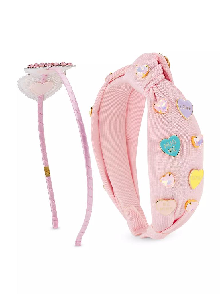 Bari Lynn 2-Pack Heart Headband Set
