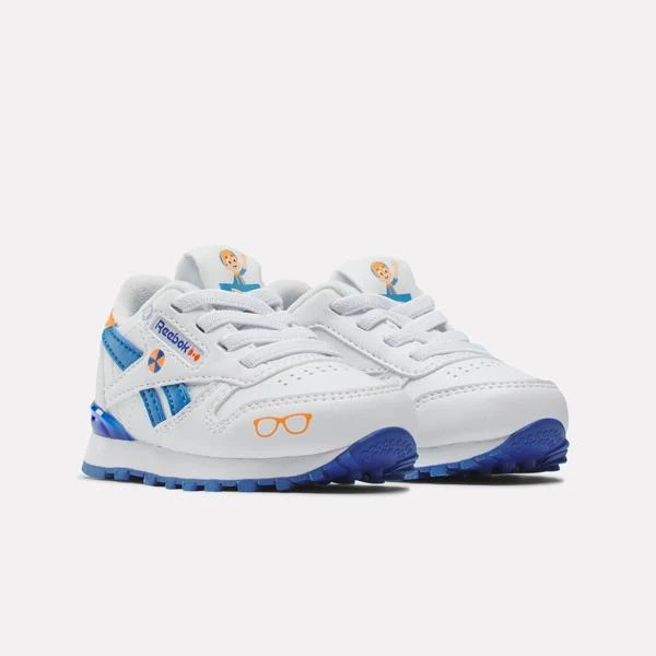 Reebok Reebok x Blippi Classic Leather Step 'N' Flash Shoes - Toddler 3