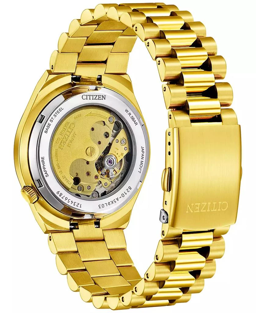 Citizen Men's Automatic Tsuyosa Gold-Tone Stainless Steel Bracelet Watch 40mm 3