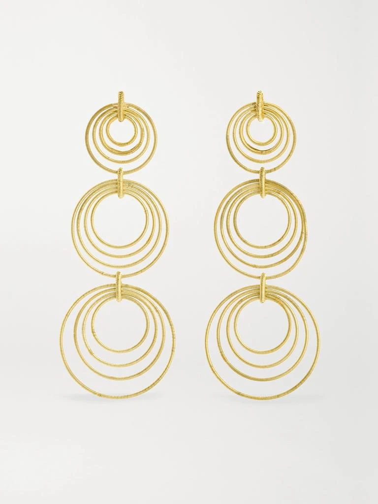 Buccellati Hawaii Waikiki 18k 黄金耳环 1