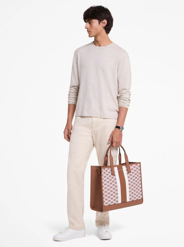 Michael Kors Cooper Logo Jacquard Tote Bag 3