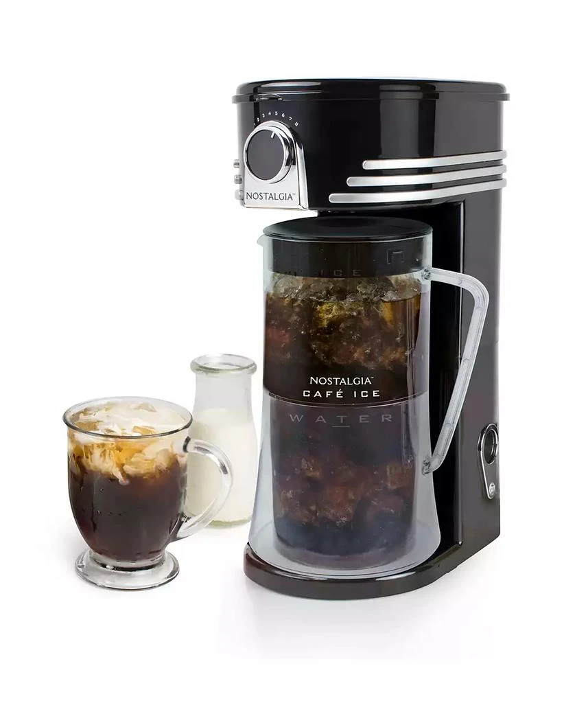 Nostalgia Café Ice 3 Quart Iced Coffee And Tea Brewing System with Plastic Pitcher 3