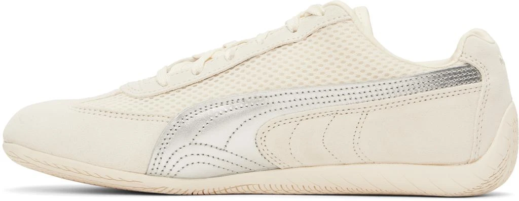 Puma Beige & Silver Speedcat Premium Sneakers 3