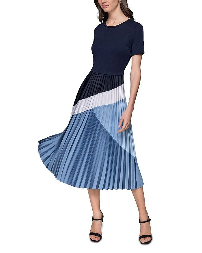 Shop Jersey Satin Color Block Midi Dress on Sale at BeyondStyle  Get 50%  Off Jersey Satin Color Block Midi Dress with Limited-Time Flash Deals,  Exclusive Discounts, and Special Offers. Enjoy Unbeatable