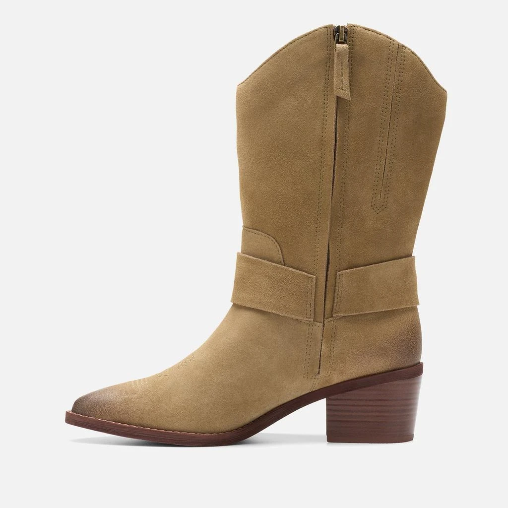 Clarks Clarks Women's Morzine Rise Suede Western Boots 4