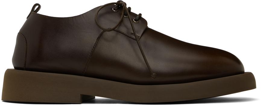 【関税込み】Marsell ブラウン Alluce ローファー Men's Brown Leather Loafers Alluce Estiva - Marsèll