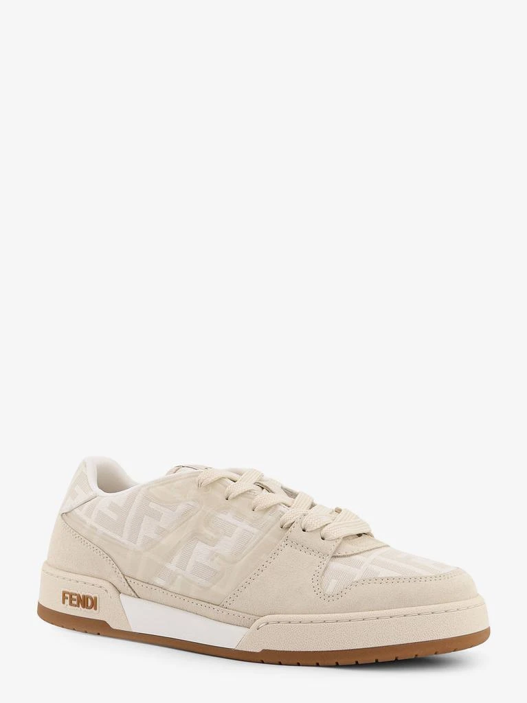 Fendi Fendi Match FF Jacquard and leather sneakers 2