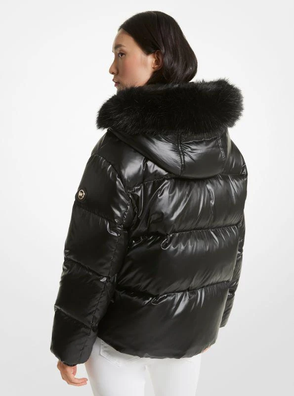 Michael Kors Faux Fur Trim Puffer Jacket 2