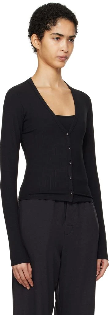 SKIMS Black Soft Lounge Cardigan 2
