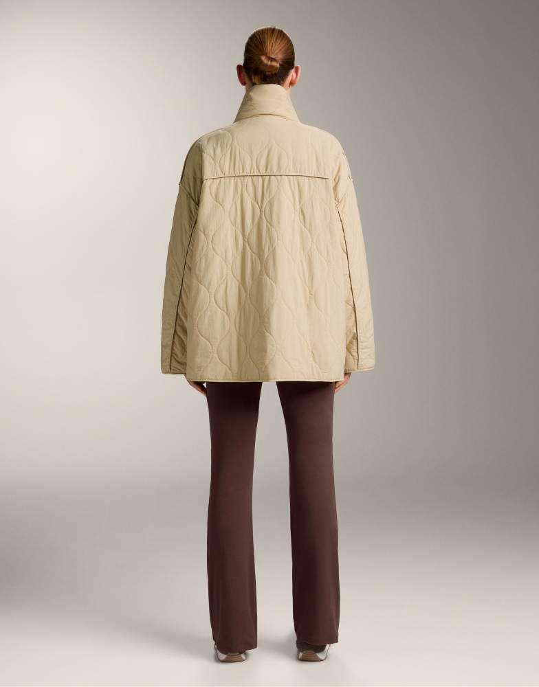 OYSHO OYSHO Waterrepellent fellex® aerogel padded jacket in beige