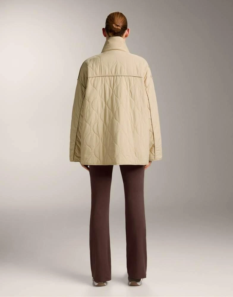 OYSHO OYSHO Waterrepellent fellex® aerogel padded jacket in beige 4