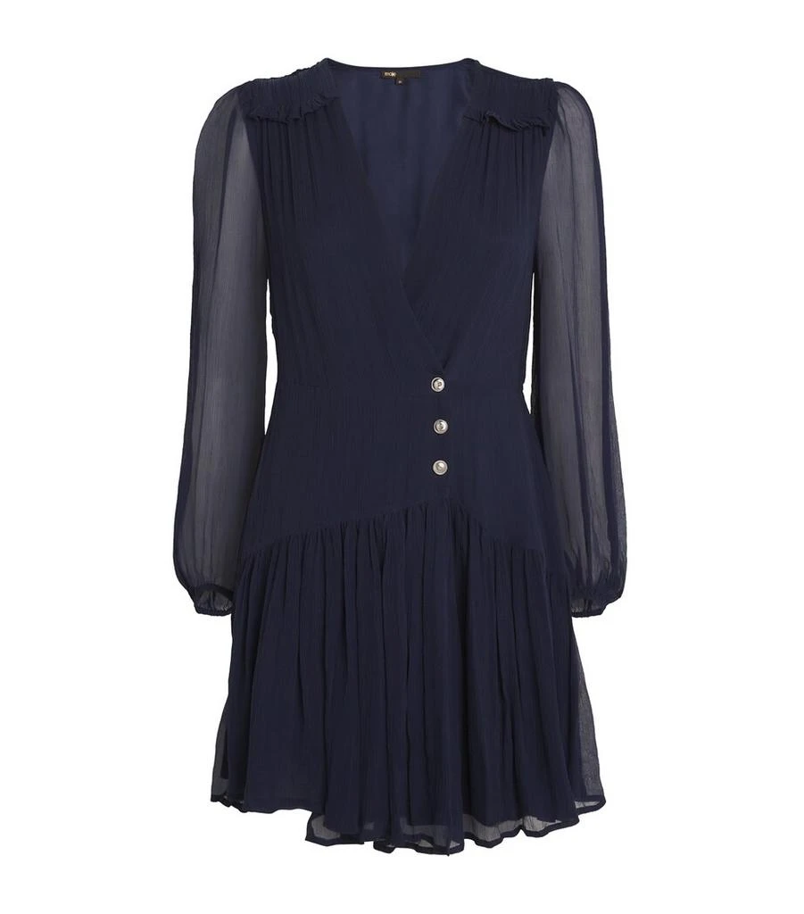 Maje Ruffle-Detail Mini Dress 1