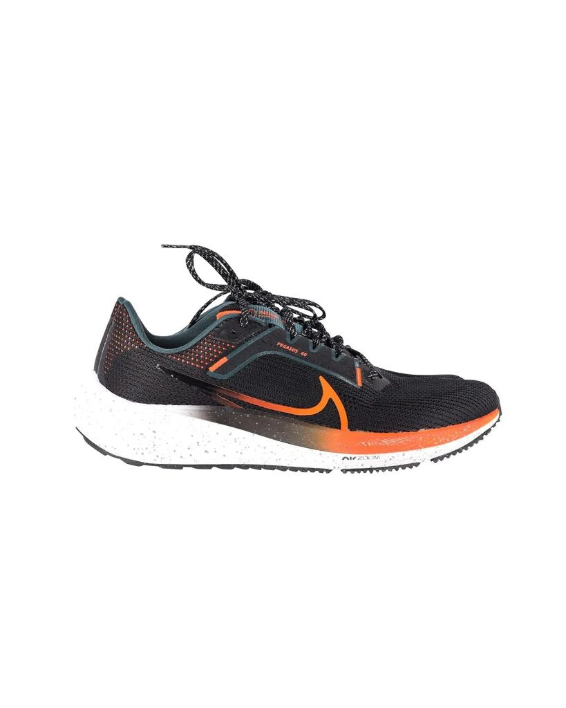 Shop Air Zoom Pegasus Sneakers in Black Mesh on Sale at  display picture 1