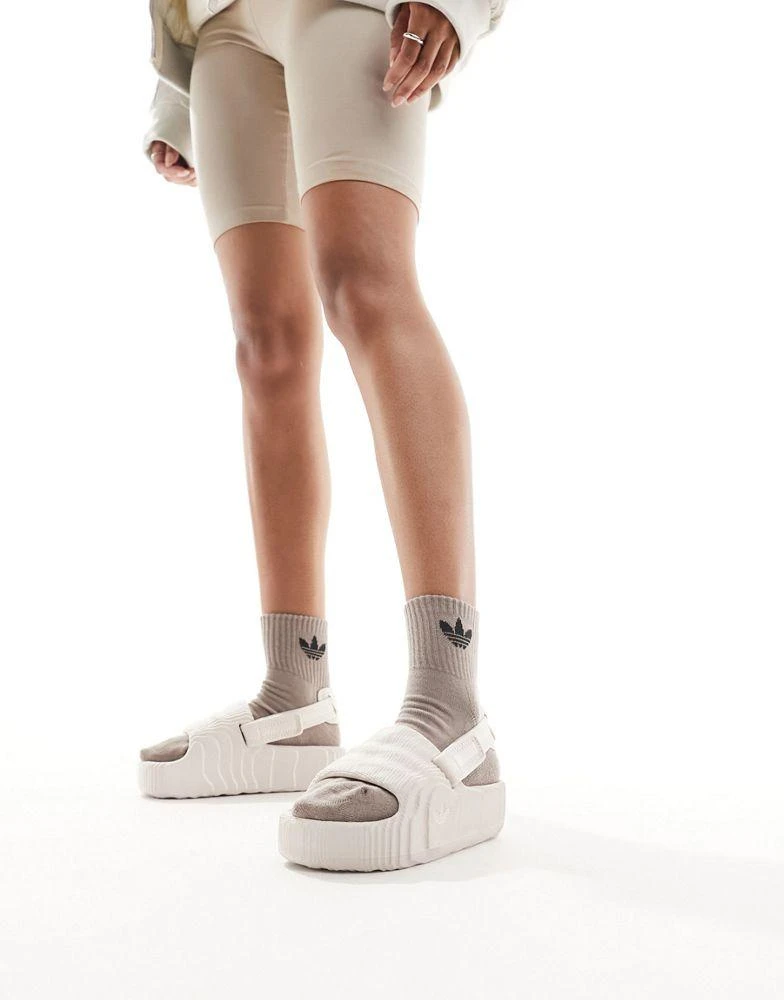 Adidas adidas Originals Adilette 22 XLG sliders in beige 5