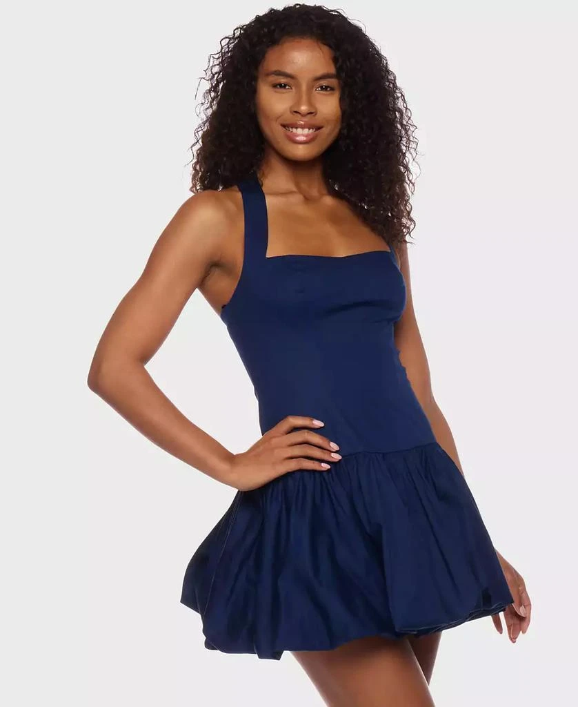 Alex & Sophia Juniors' Halter Bubble-Hem Mini Dress 3