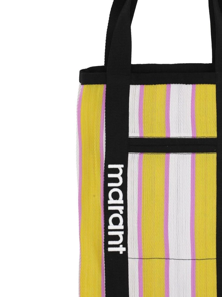 Isabel Marant Isabel Marant Warden Striped Top Handle Bag 3