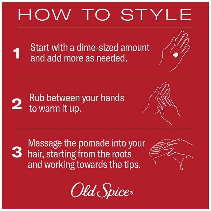 Old Spice No-Poof Paste, Hair Styling Paste for Men, Medium-High Hold with Low Shine Coconut & tropical wood notes 2