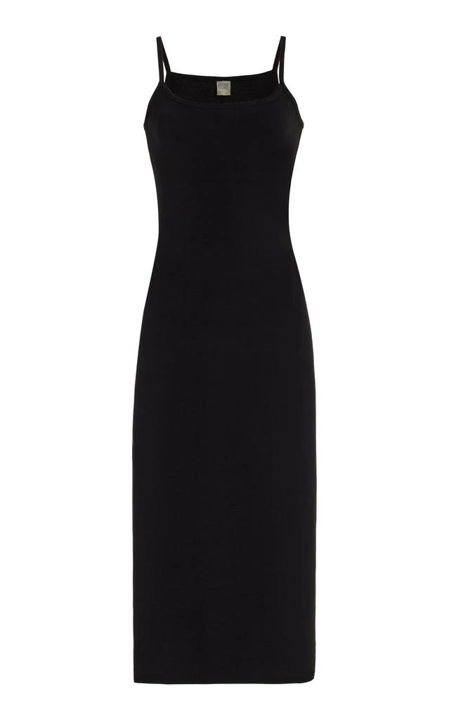 Flore Flore Flore Flore - Bibi Cotton Midi Dress - Black - XS - Moda Operandi 1