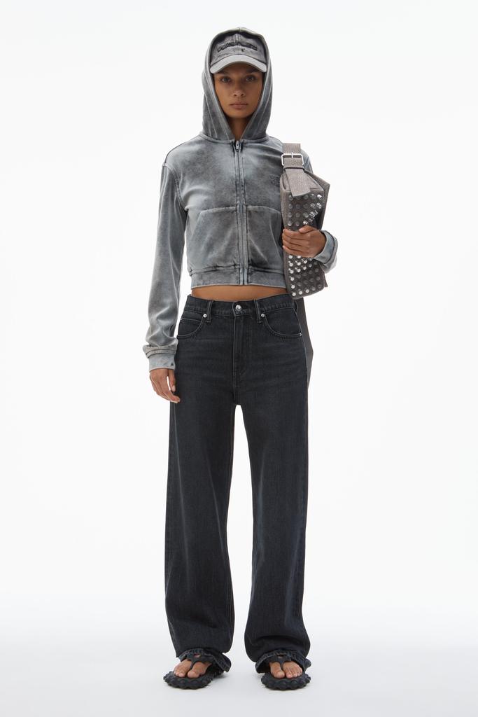 alexanderwang エンボスロゴ ez ミッドライズジーンズ EZ Mid Rise Jeans With Logo Pocket – On Sale Now with Up to 60
