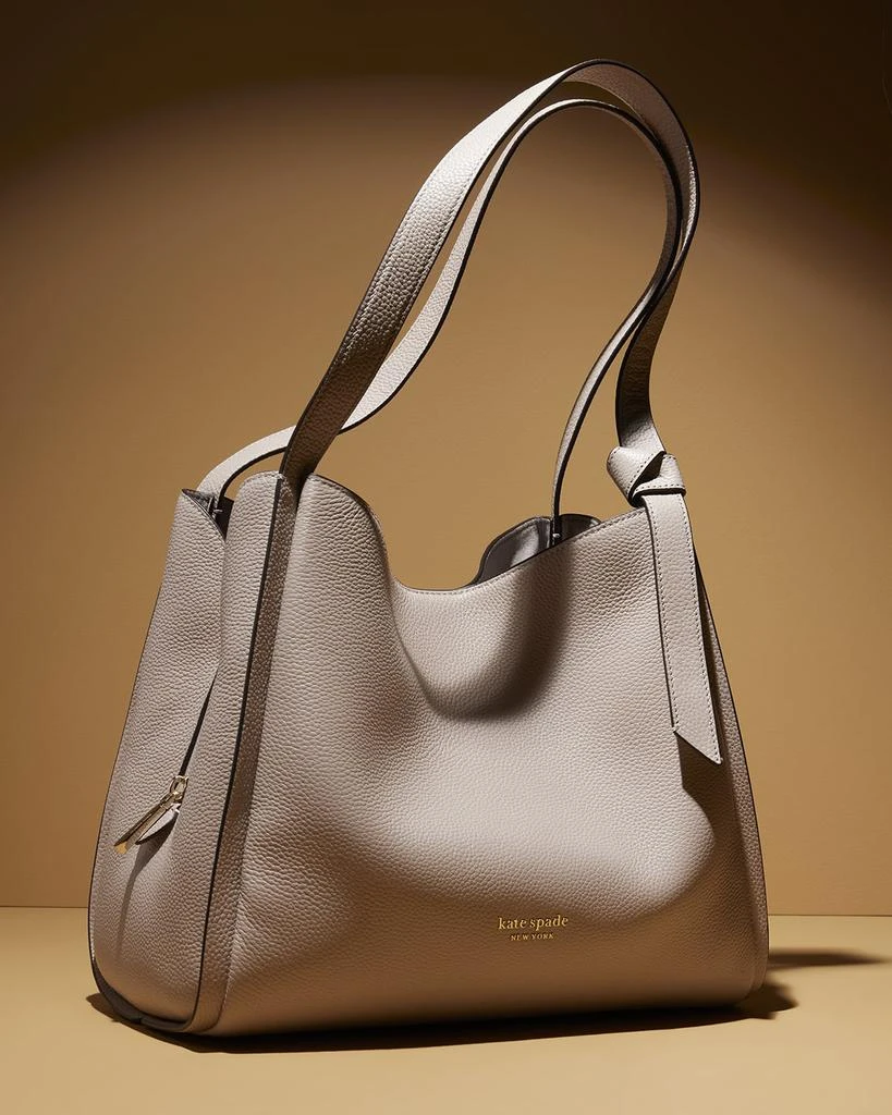 Kate Spade large pebbled leather hobo shoulder bag 2