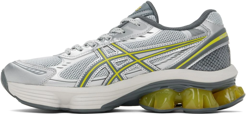 Asics Silver & Yellow GEL-KINETIC FLUENT Sneakers 3