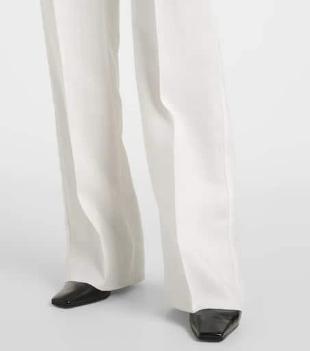 Max Mara Aversa high-rise linen wide-leg pants 5