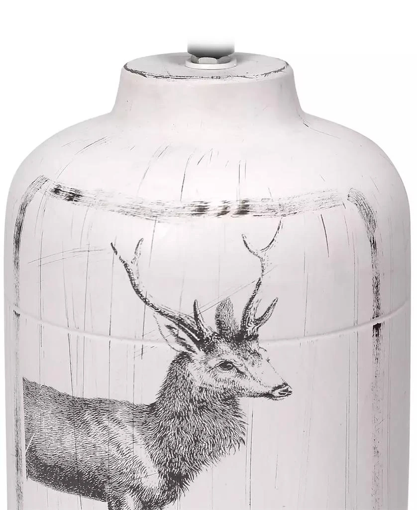 Creekwood Home 17.8" Ceramic Vintage Farmhouse Accent Table Lamp 6