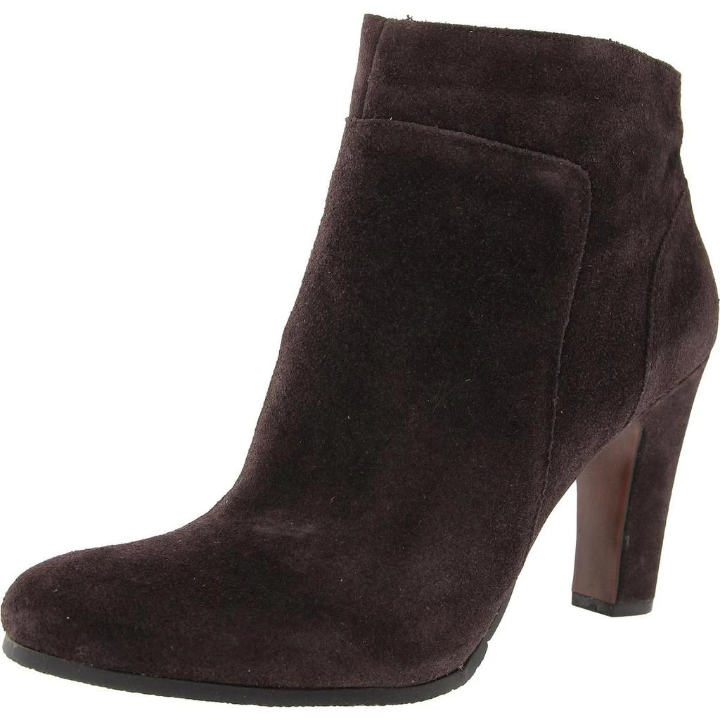 Naturalizer Sierra Womens Zipper Faux Suede Ankle Boots 1