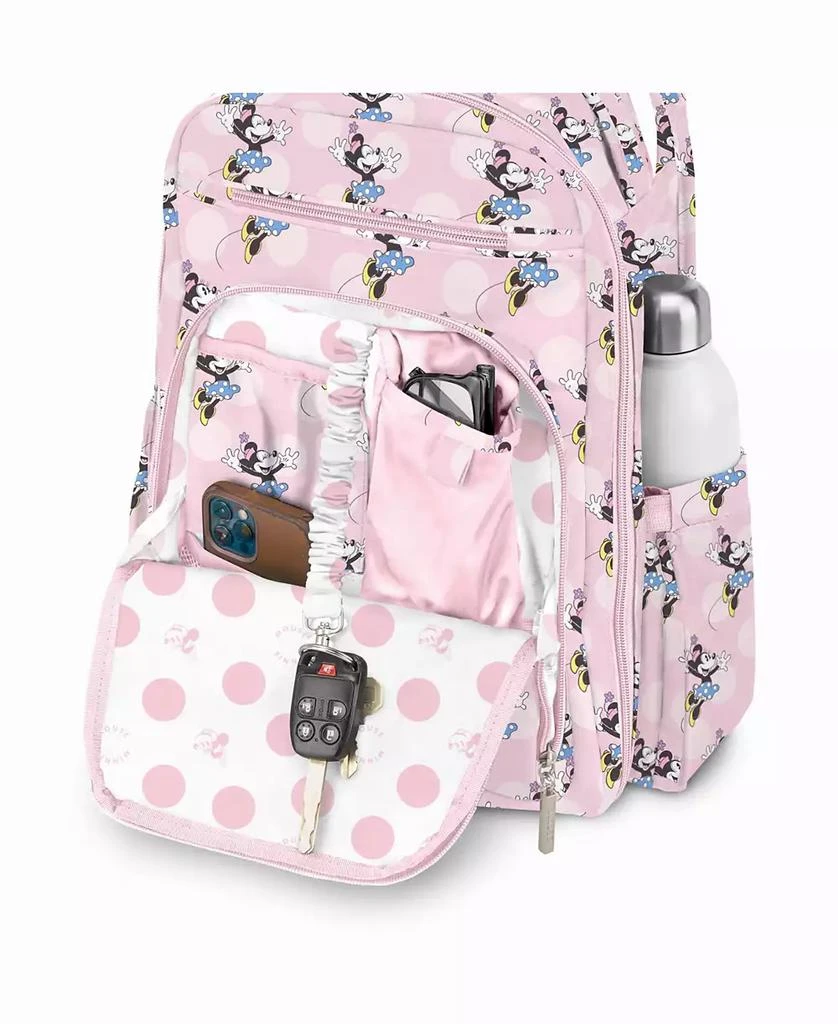 JuJuBe Minnie Mouse Be Right Back Diaper Bag Backpack 7