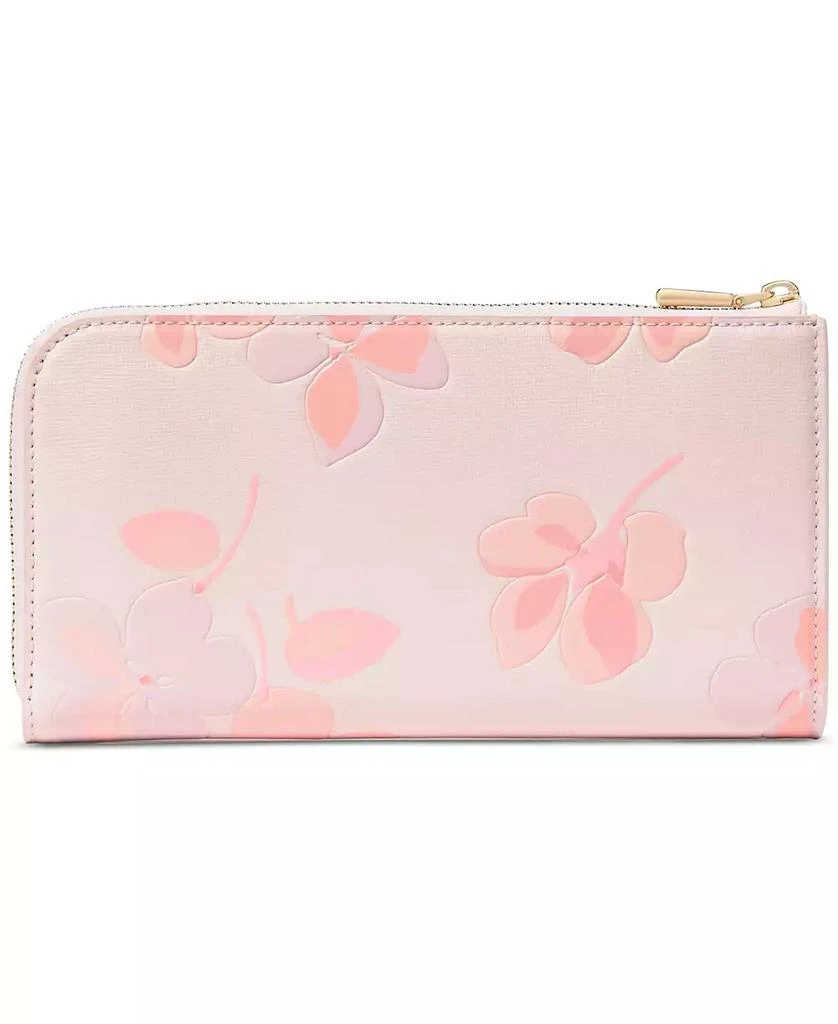 Kate Spade Devin Springs Pansies Zip Around Continental Wallet 2