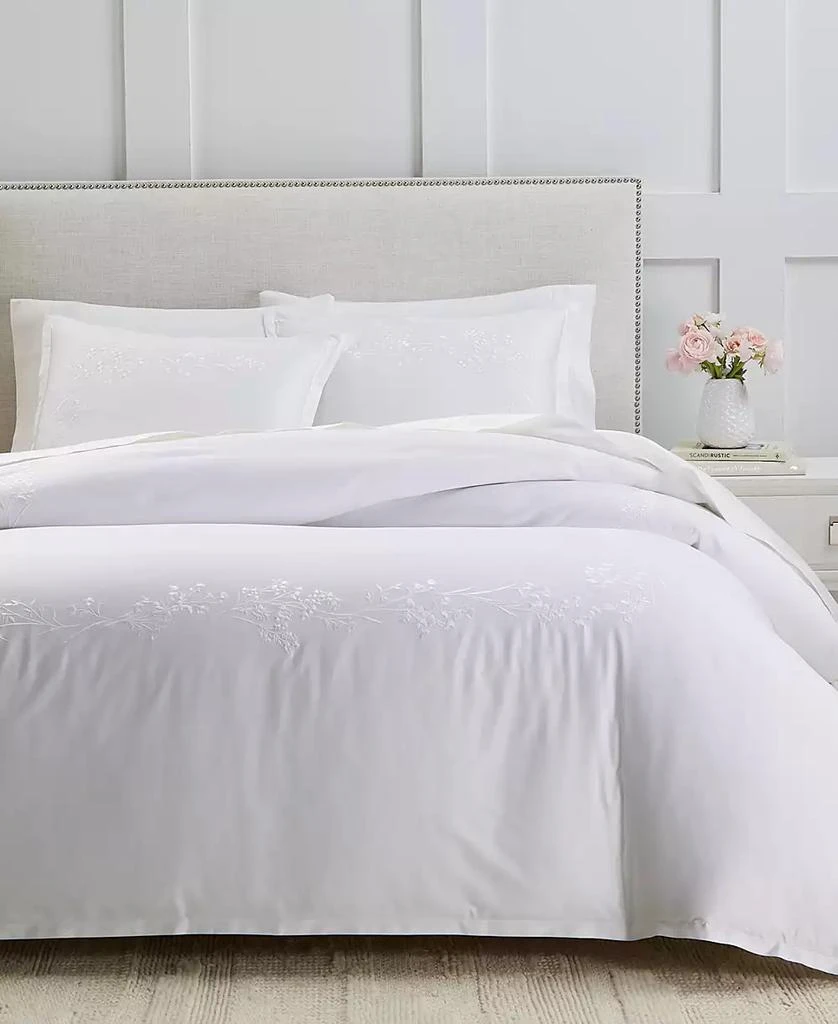 Charter Club CLOSEOUT! Garden Stems 3-Pc. Duvet Cover Set, King, Exclusively at Macy’s 1