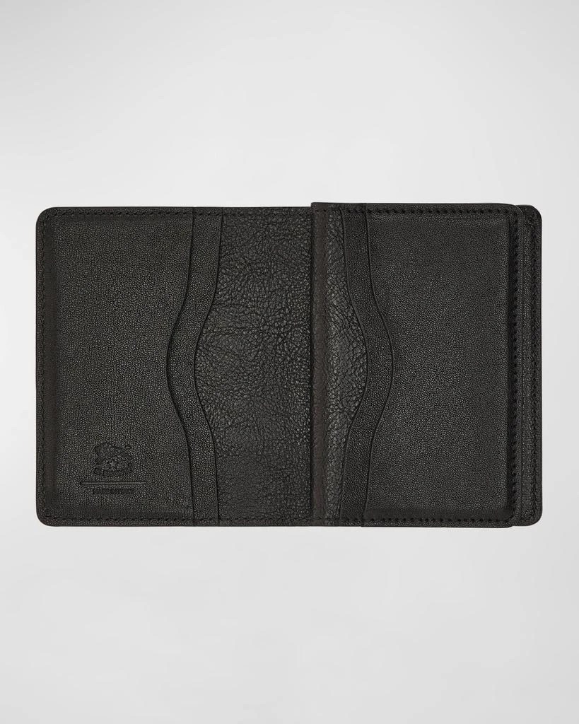 Il Bisonte Men's Oriuolo Leather Bifold Card Holder 3