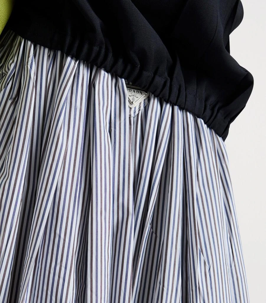 Prada Poplin Stripe Skirt 6