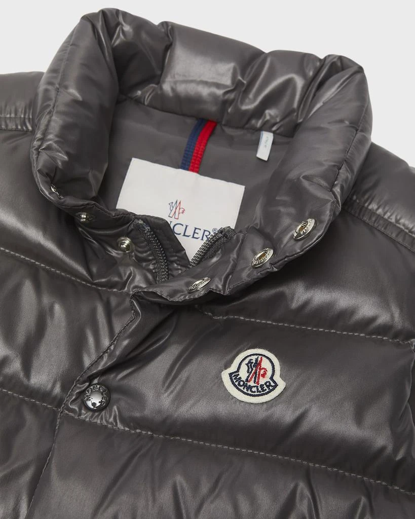 Moncler Boy's Tib Logo Quilted Vest, Size 8-14 3