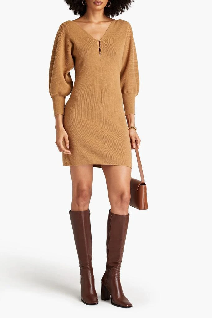 Shop Hazia ribbed-knit mini dress on Sale at BeyondStyle – Get 70