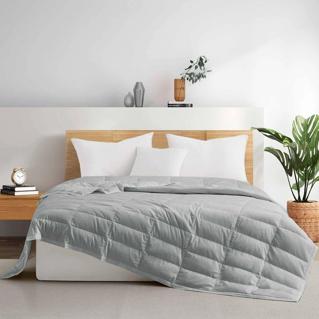 Puredown TENCEL Lyocell Lightweight Cooling Down Bed Blanket Comforter, King or Queen Size Quilt 2