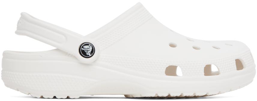 Crocs White Classic Clogs